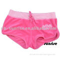Ladies cotton polyster towel cloth hot shorts